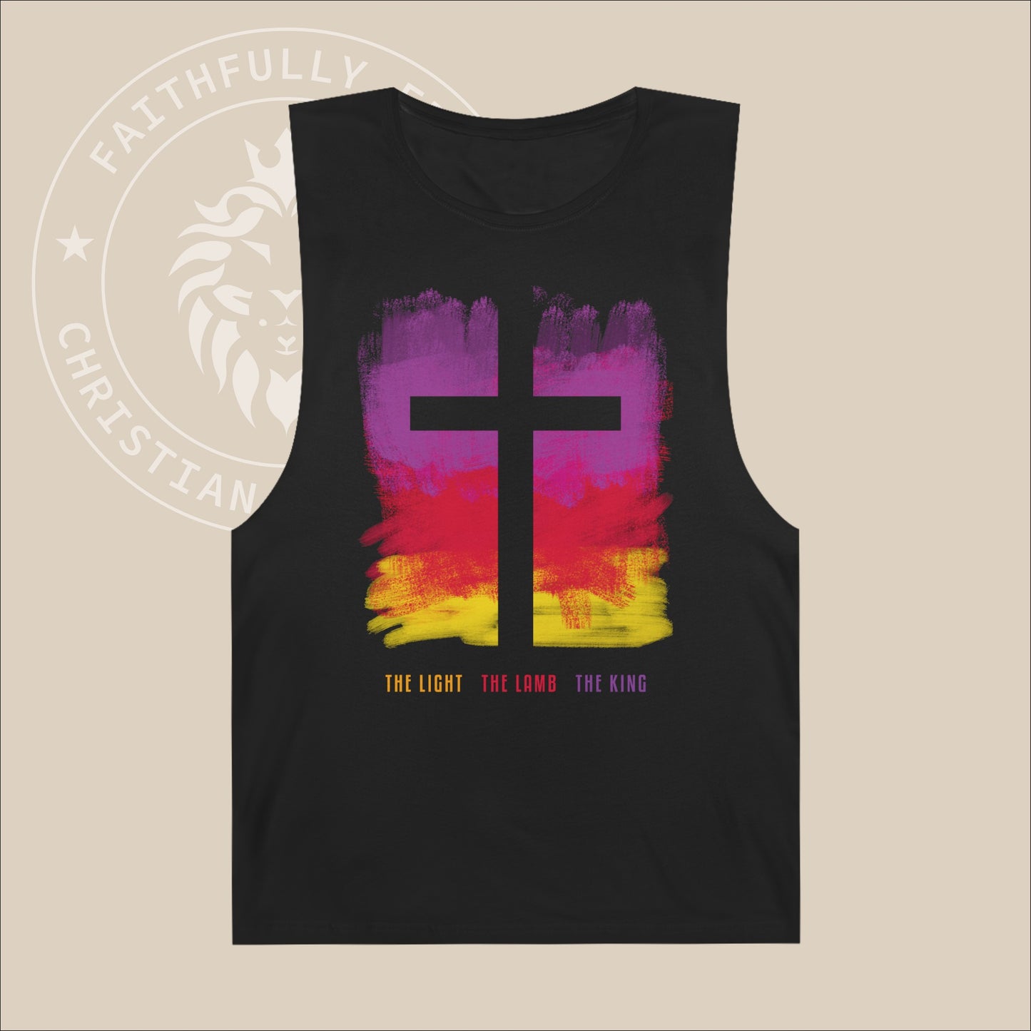 Unisex 'The Light, The Lamb, The King' Muscle Tank