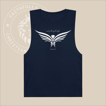 Unisex "Eagle" Tank with Isaiah 40:31 print