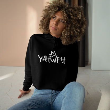 Women's "Yahweh" Crop Hoodie. In Exodus God reveals Himself to Moses as Yahweh.