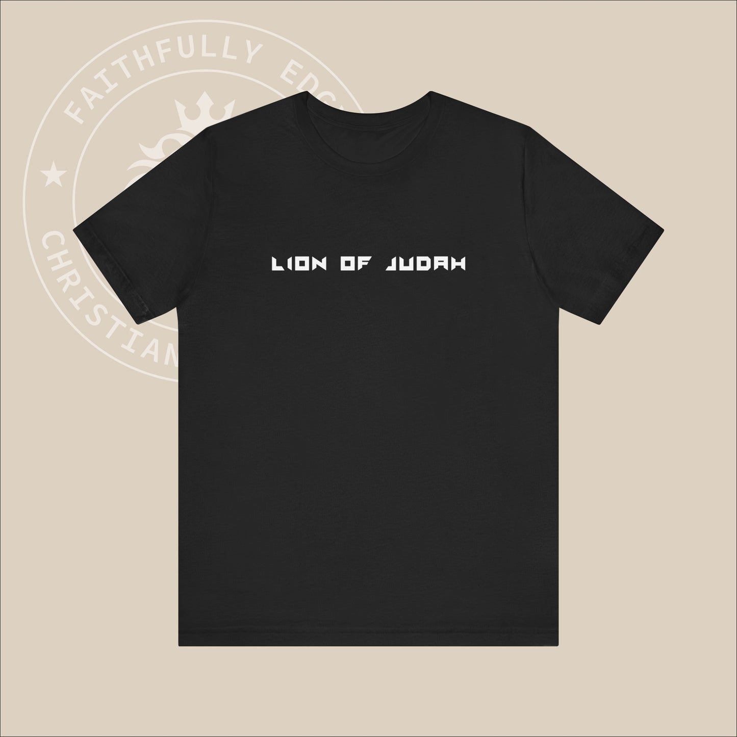 Unisex "Lion of Judah" T-shirt with Revelation 5:5 print