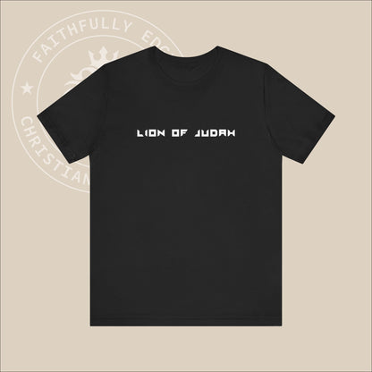 Unisex "Lion of Judah" T-shirt with Revelation 5:5 print