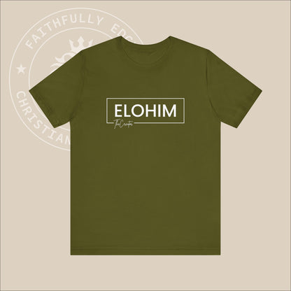 Unisex "Elohim The Creator" T-shirt.