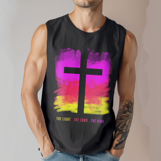 Unisex 'The Light, The Lamb, The King' Muscle Tank