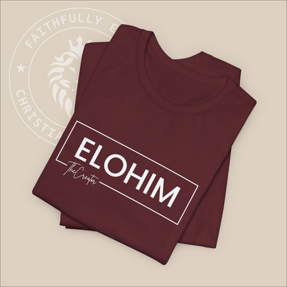 Unisex "Elohim The Creator" T-shirt.