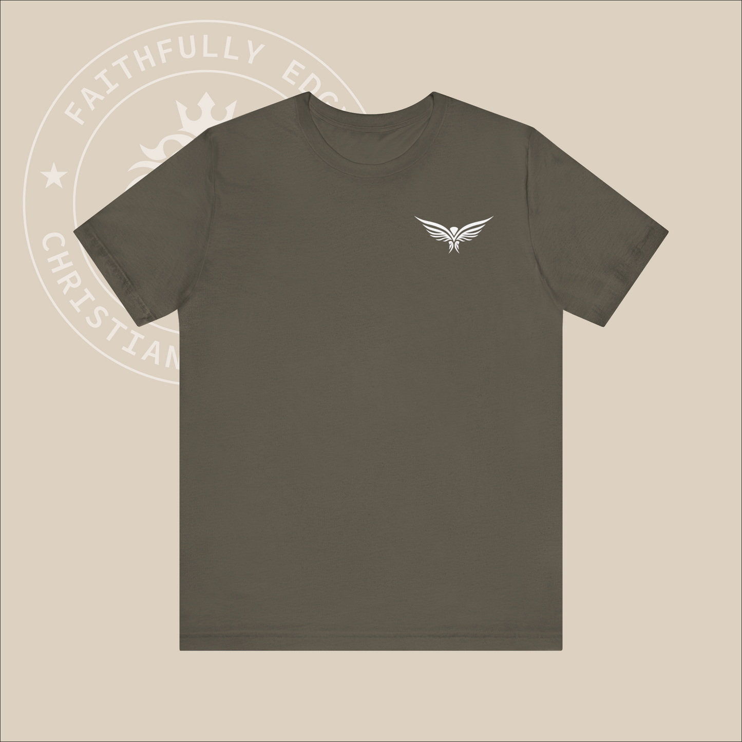 Unisex "Eagle" T-Shirt with Isaiah 40:31 print