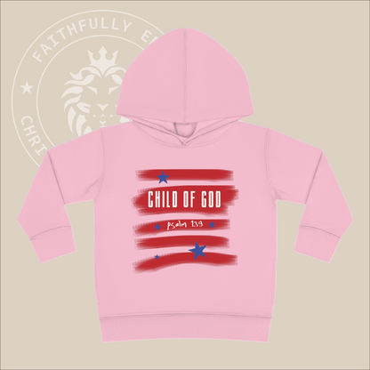 Unisex Toddler "Child of God" Hoodie Psalm 139. God knows and loves our children. Wonderfully made, cherished, and precious in His sight.